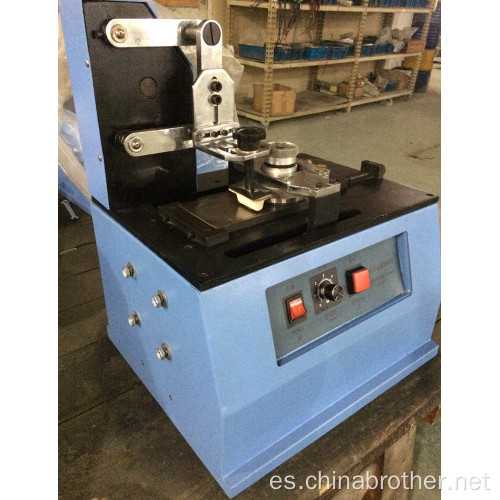 Máquina de impresión de almohadilla de codificación de lotes automático